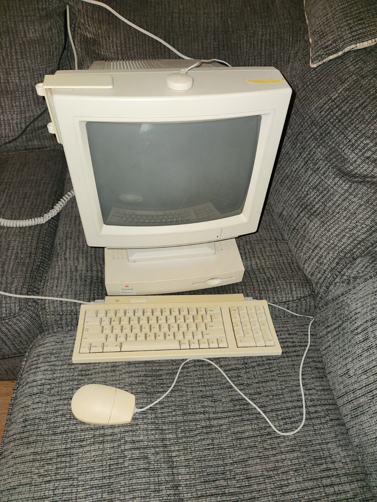 Vintage Apple Macintosh Performa 467 Complete Desktop Computer*WORKS*