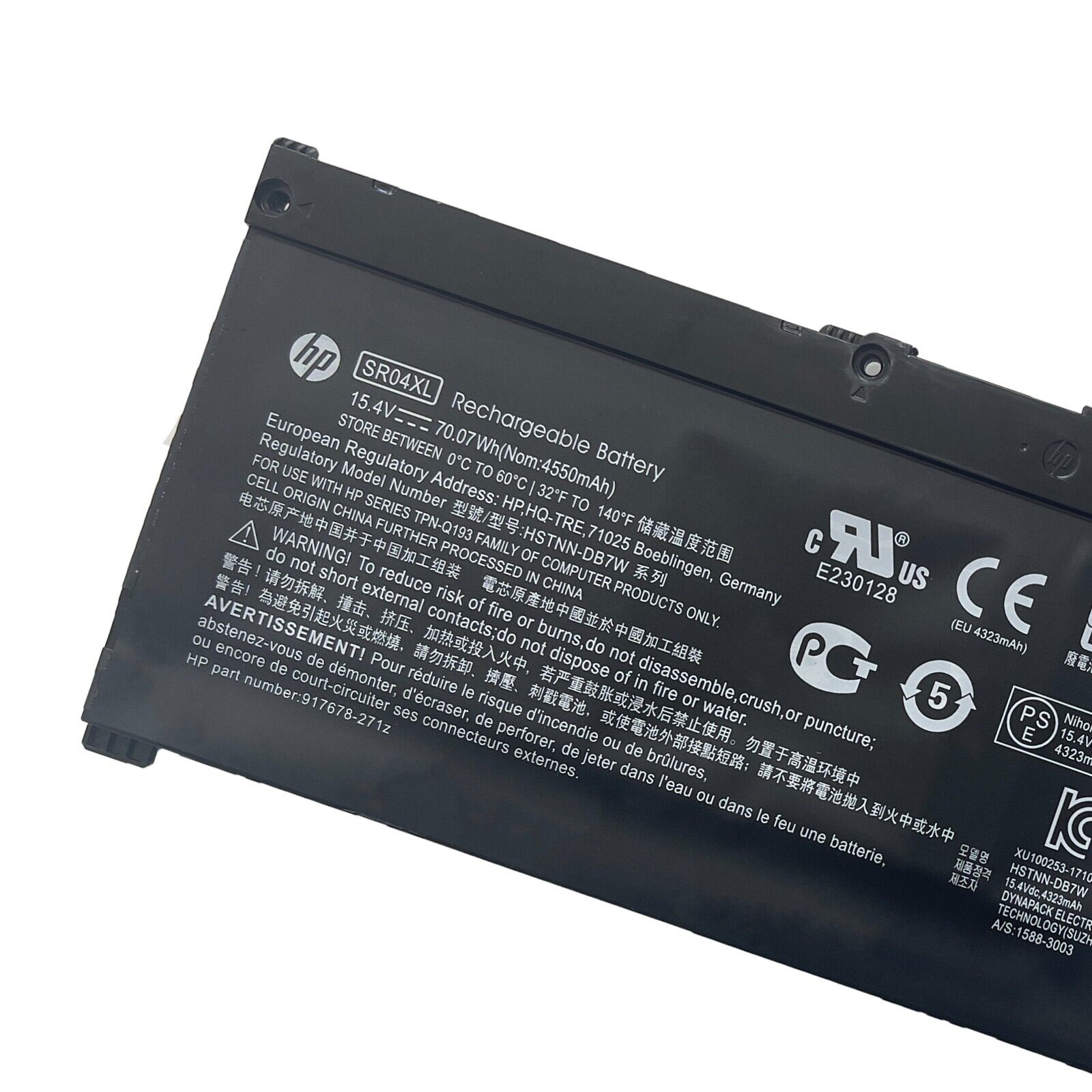 Genuine OEM 70.07Wh SR04XL Battery For HP Omen 15-CE Pavilion 15-cb 917724-855
