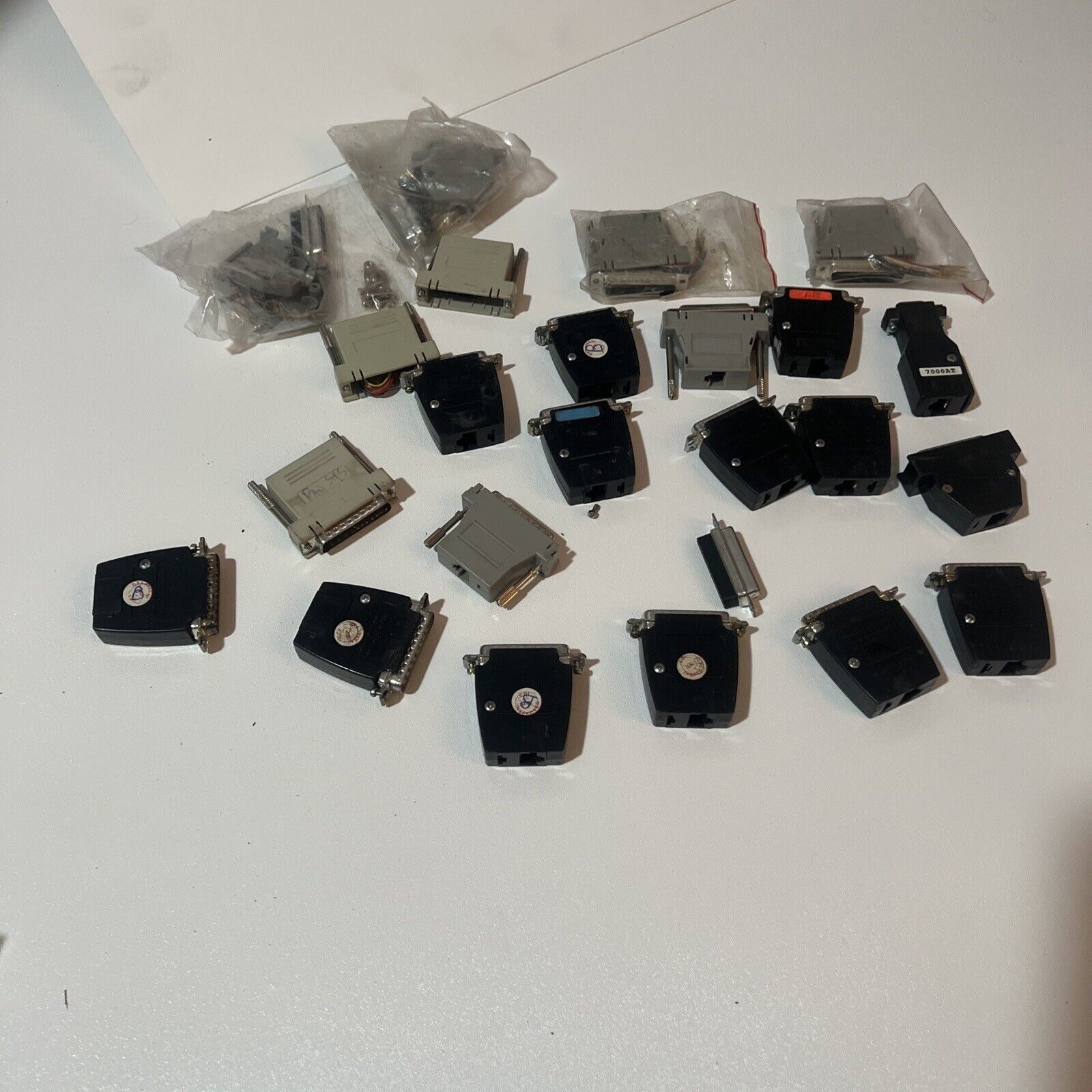 Female & Male & to Serial Connector Adapter Lot Of 23