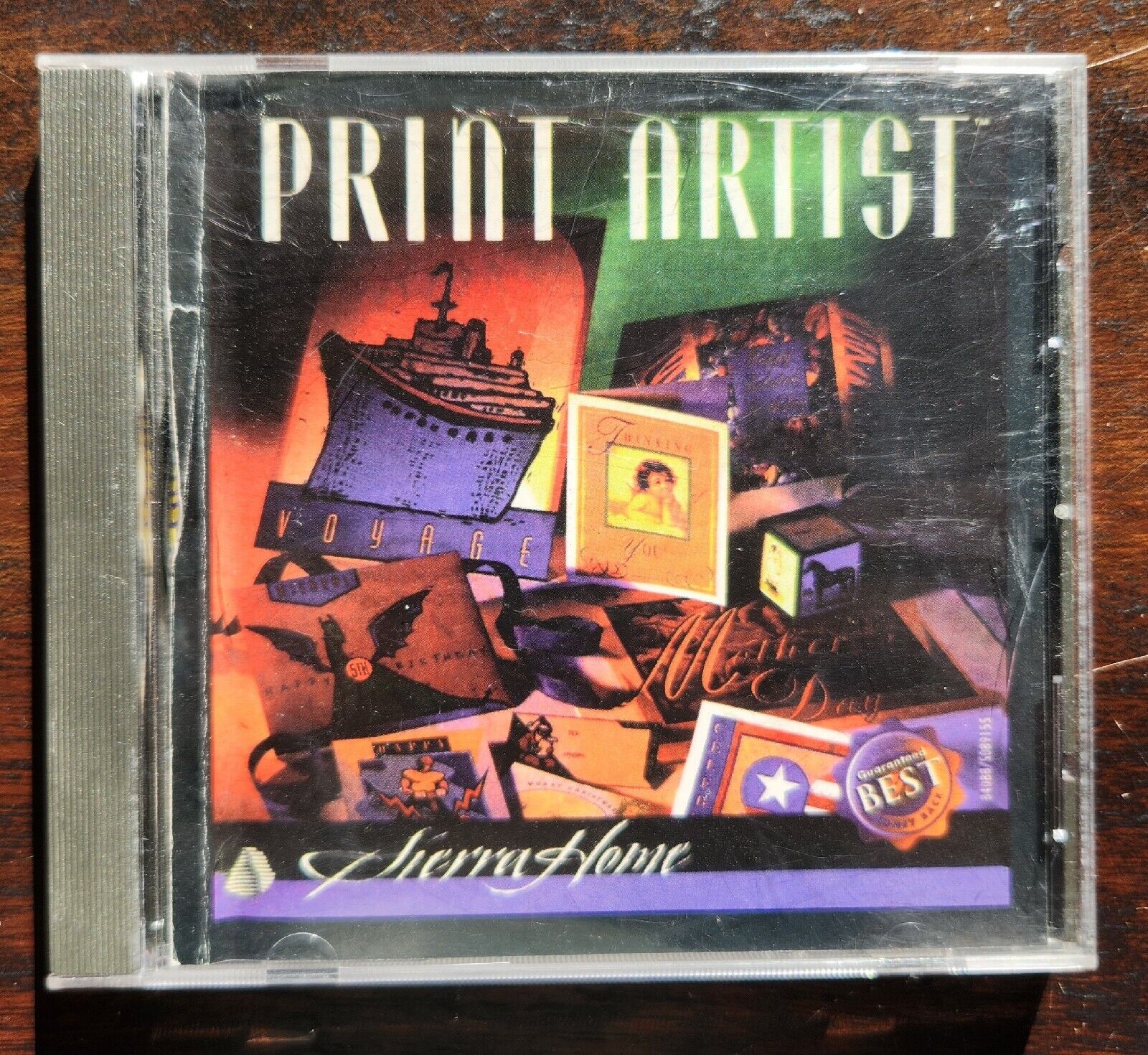 Sierra Home Print Artist CD ROM 1996
