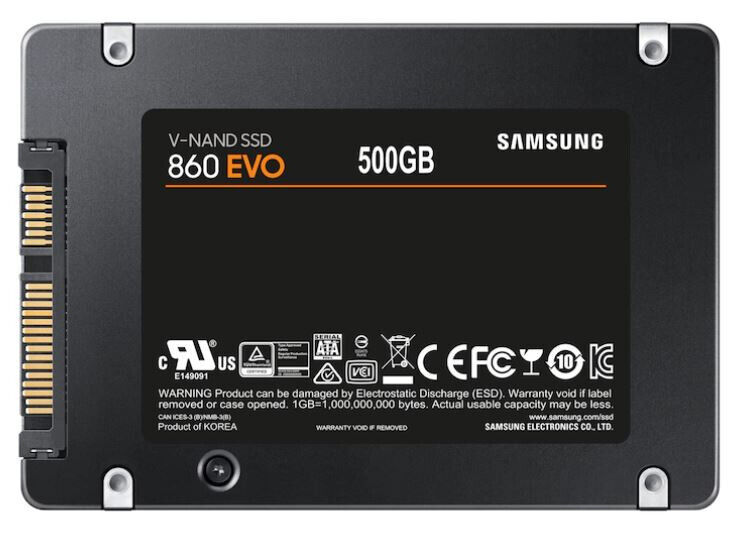 (NEW) SAMSUNG 500GB 860 EVO SSD SATA III SOLID STATE DRIVE MZ-76E500B/AM