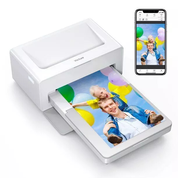 Victure 4x6” Portable Instant Photo Printer Premium Quality PT640S
