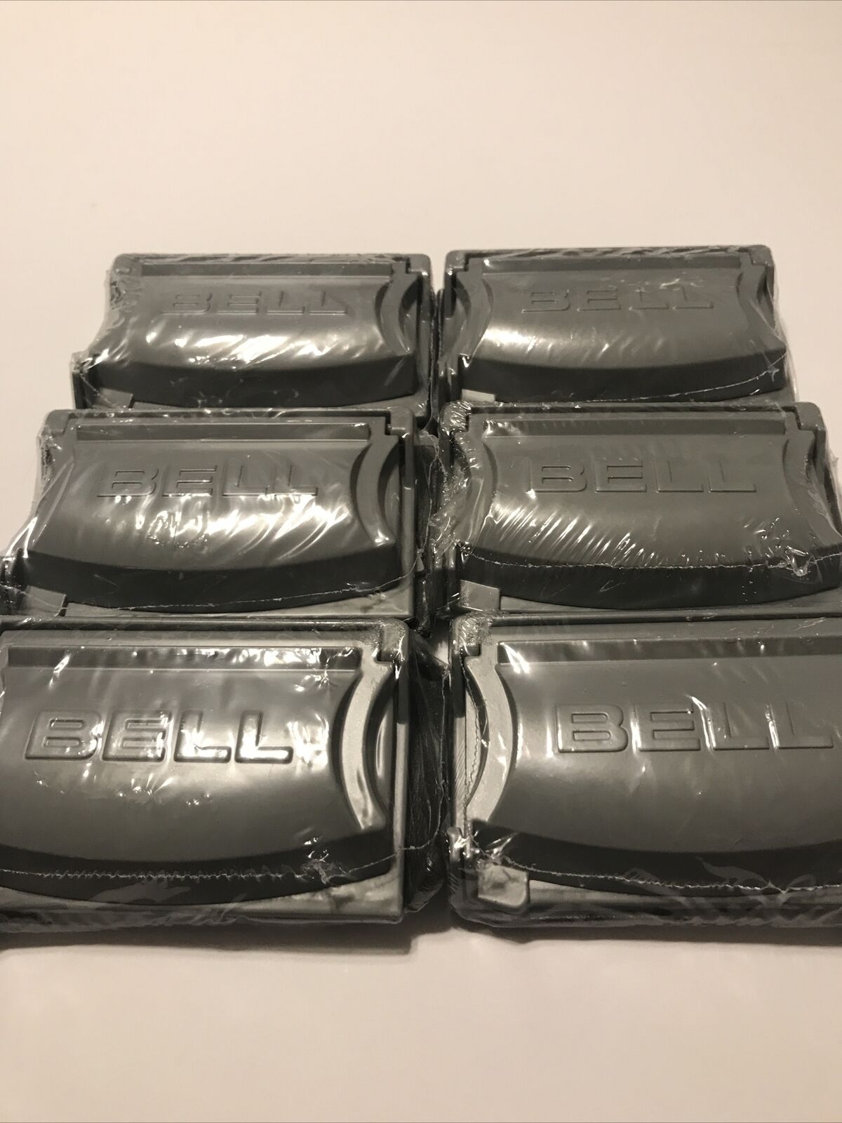 ( Lot Of (6) Hubbell Taymac Mx1250s Gray Horizontal Metal Flat Cover,No MX1250S
