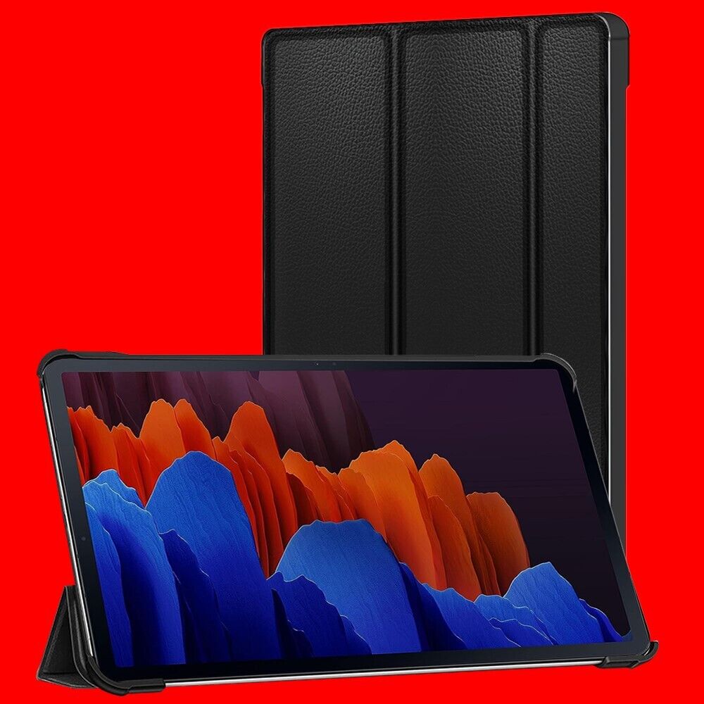 Premium Real Protective Leather Cover for Samsung Galaxy Tab S8+ 12.4