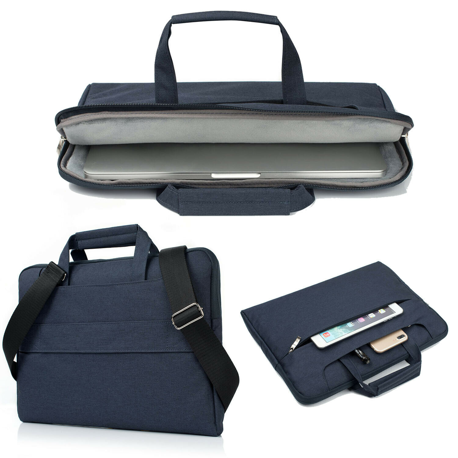 Laptop Shoulder Bag Sleeve Bag Carry Handbag Case For MacBook 11 12 13 15'' inch
