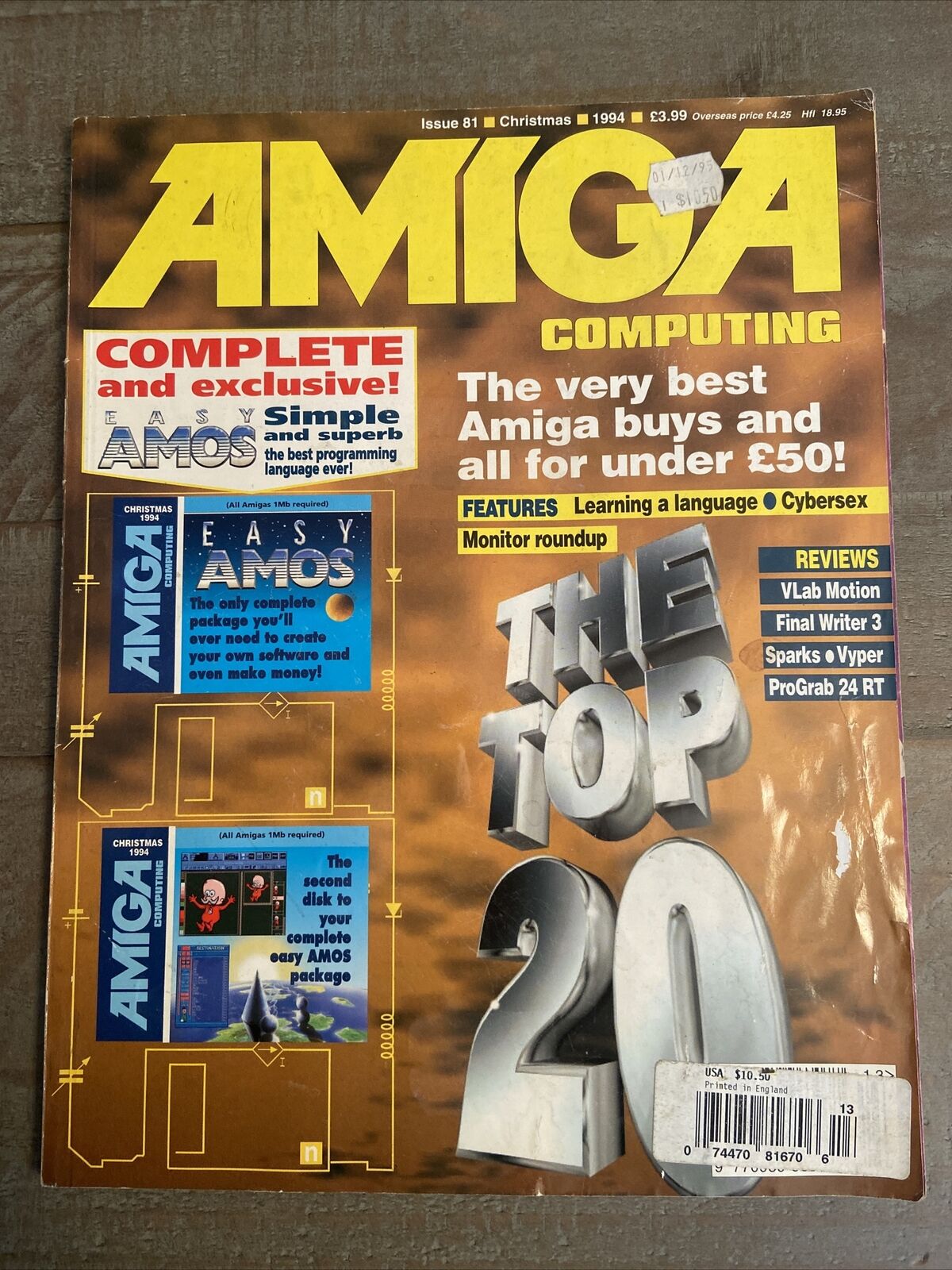 VTG Amiga Computing Magazine #81 Christmas 1994 Easy Amos 