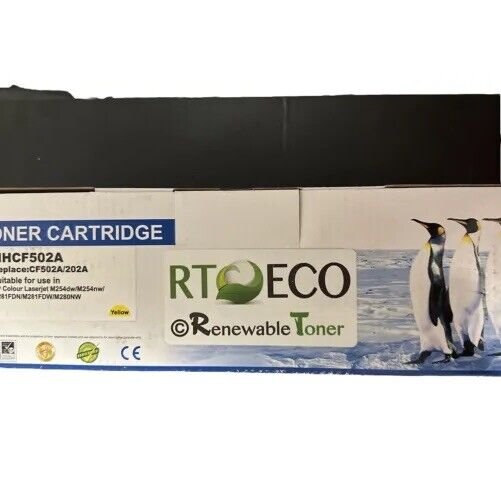 Yellow Toner Cartridge Compatible For HP LaserJet Printers New In box