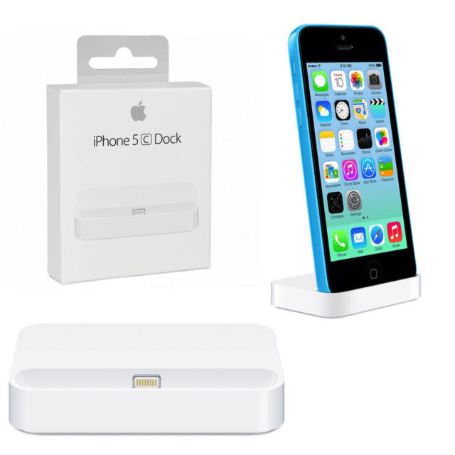 GENUINE APPLE IPHONE 5C / IPOD TOUCH CHARGING DOCK LIGHTNING CHARGER ORIGINAL 