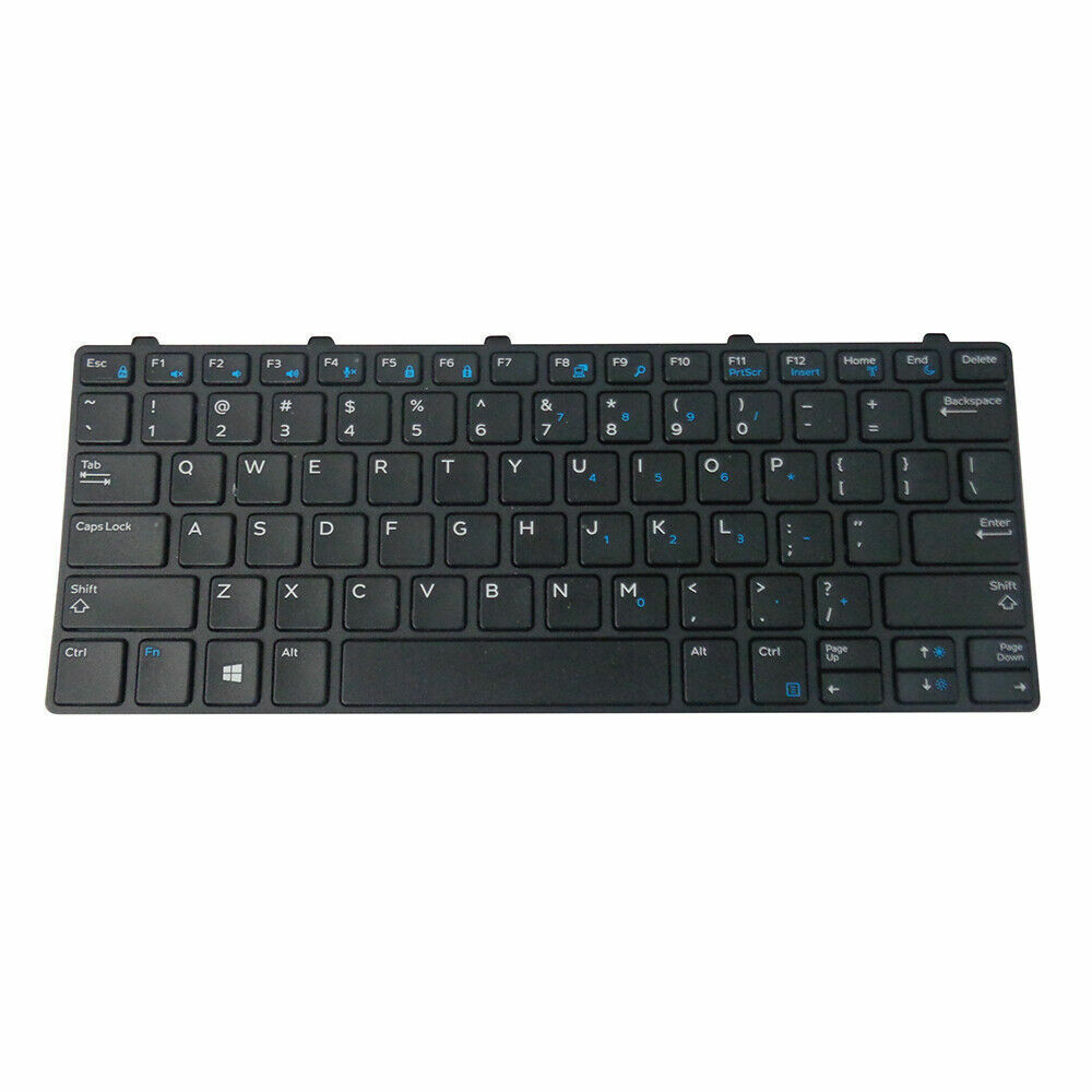 For Dell Latitude 3380 Laptop Non-Backlit US Keyboard 343NN 343NN