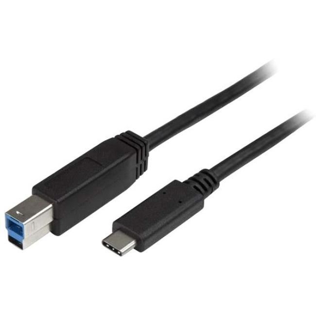 StarTech.com 2m 6 ft USB C to USB B Printer Cable - M-M - USB 3.0 - USB B Cable 