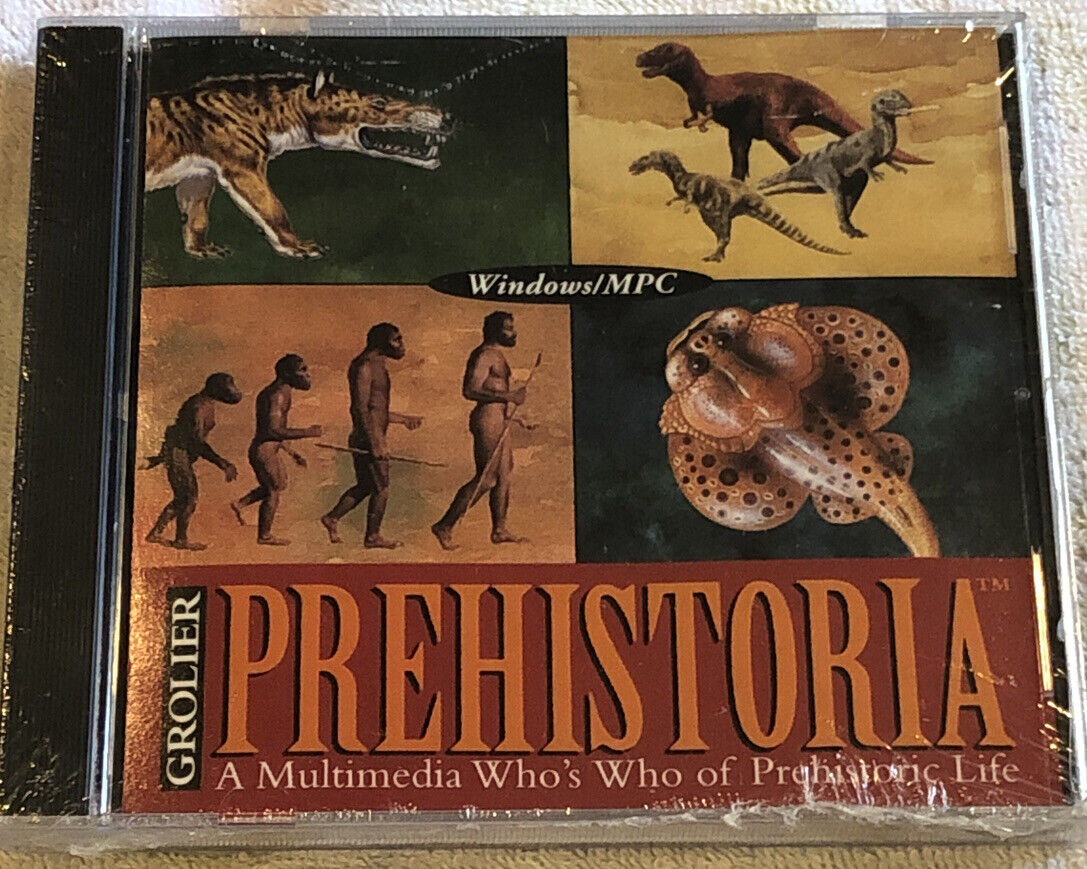 NEW Windows/MPC Prehistoria a Who’s Who Of Prehistoric LIfe (13) NEW & SEALED