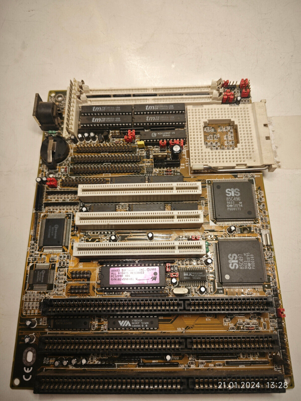 TOP mini Socket 3 AT Lucky Star LS-486E REV:F 3x ISA 3x PCI