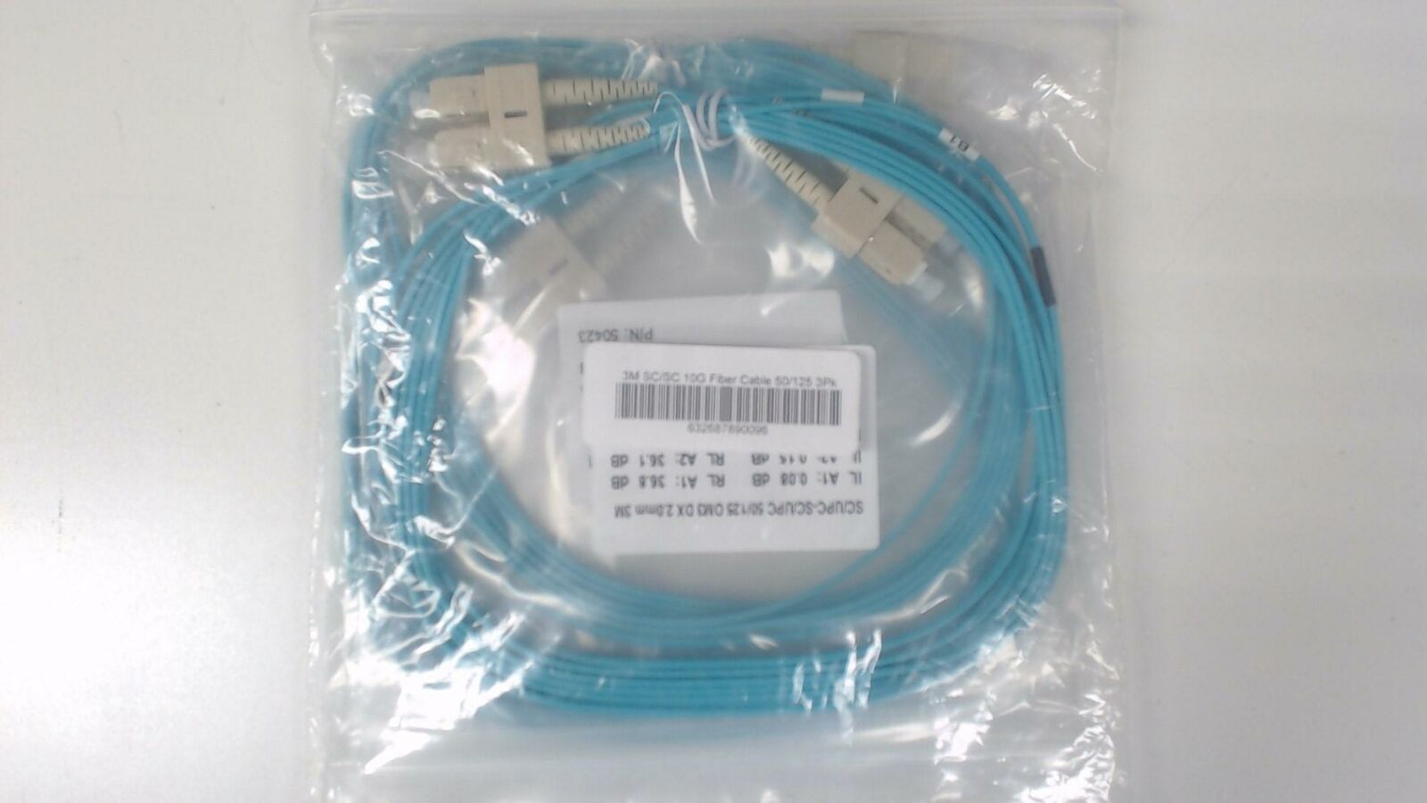 3 Pack - 3M SC / SC 10G Fiber Cables 50/125
