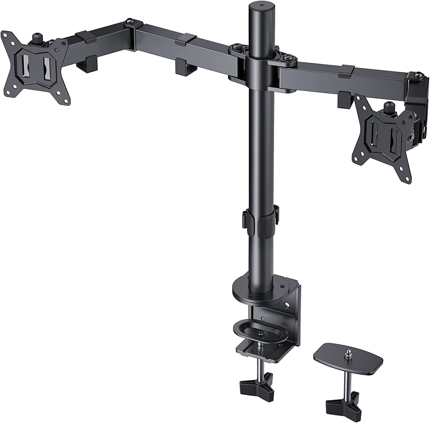 Irongear Dual Monitor Stand for 17-32 inch ScreensHeavy Duty Fully Adjustable...