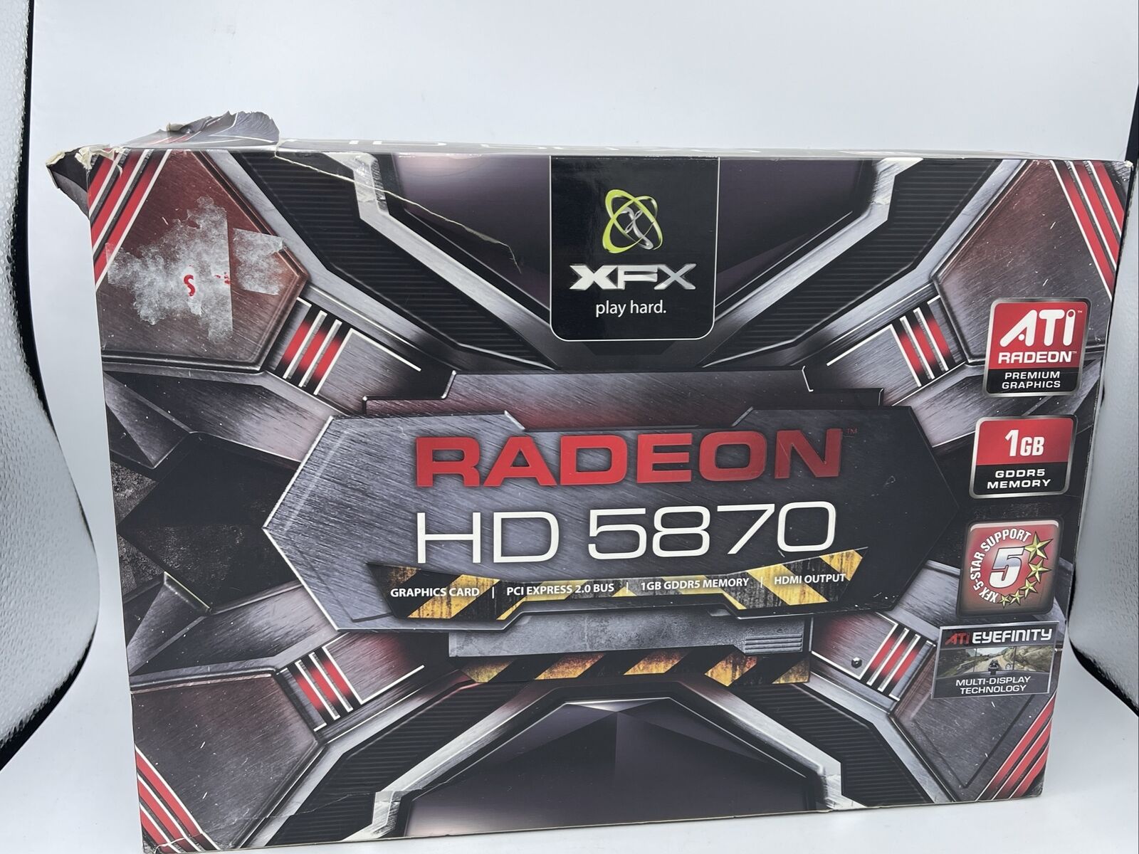 XFX ATI Radeon HD 5870 1 GB GDDR5 SDRAM PCI Express 2.0 Graphics Card