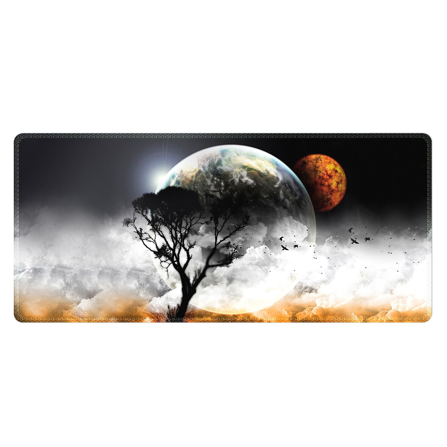 XXL Extra Large Extended Heavy Thick Gaming Desk Mat 35.4 x 15.7 Inch Mouse Pad 