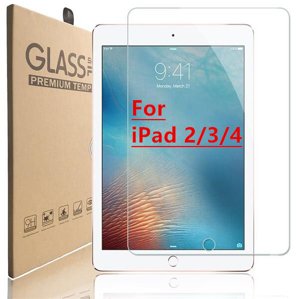 Lot Tempered Glass Screen Protector for iPad 2 3 4 7 Air Mini Pro 9.7 10.5 12.9