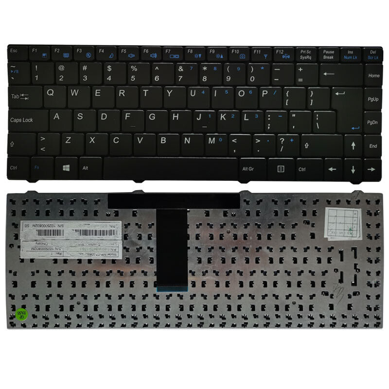 New For Clevo W84 W84T Series UI KEYBOARD laptop Teclado MP-07G33US-430