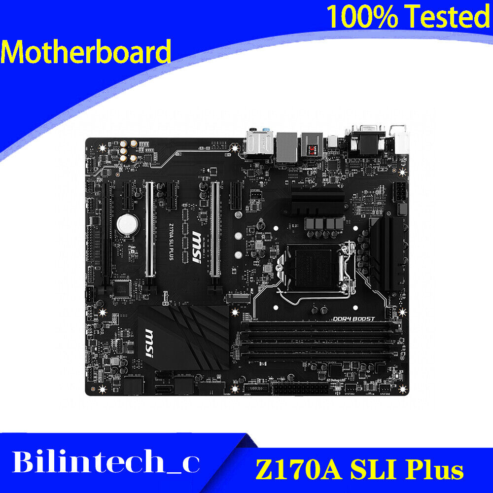 FOR MSI Z170A SLI Plus Motherboard Supports 6/7/8/9th Generation 64GB DDR4 Z170