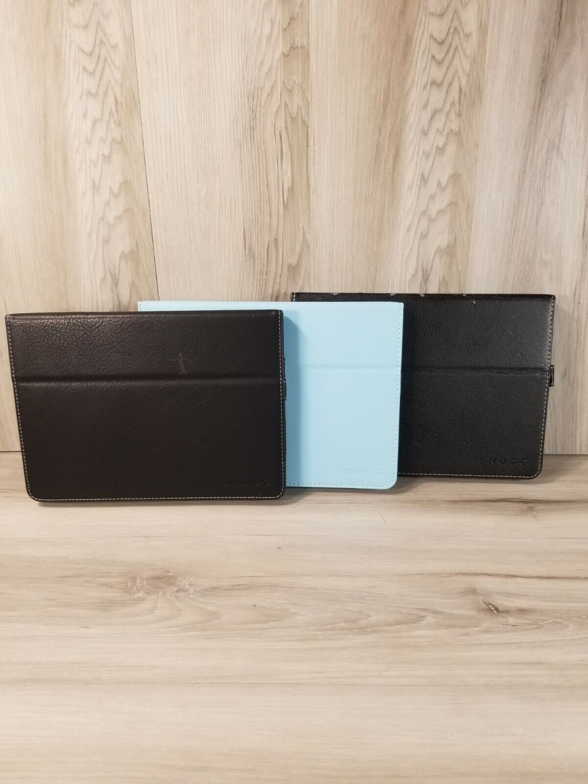 3 Piece Lot Snugg Tablet Case  Two Black and One Light Blue 10.9