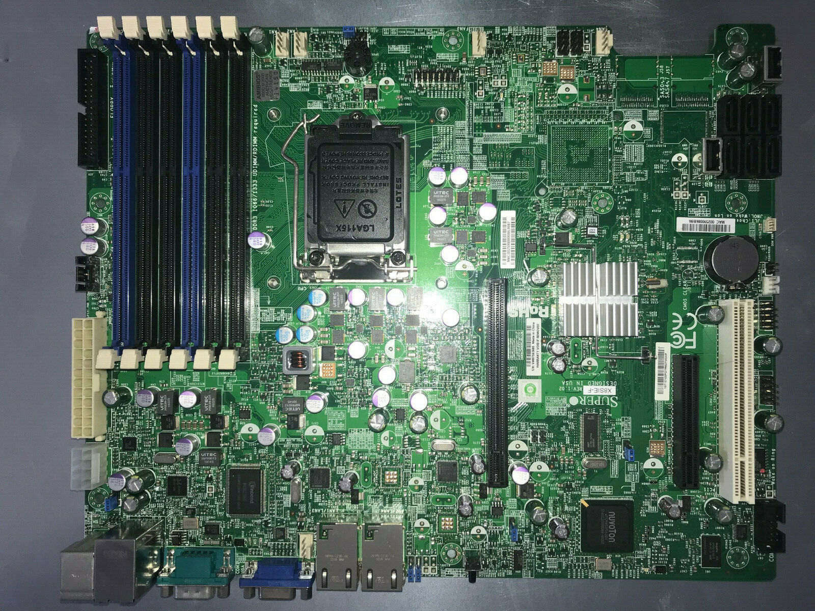 Supermicro LGA 1156 X8SIE-F IPMI Motherboard