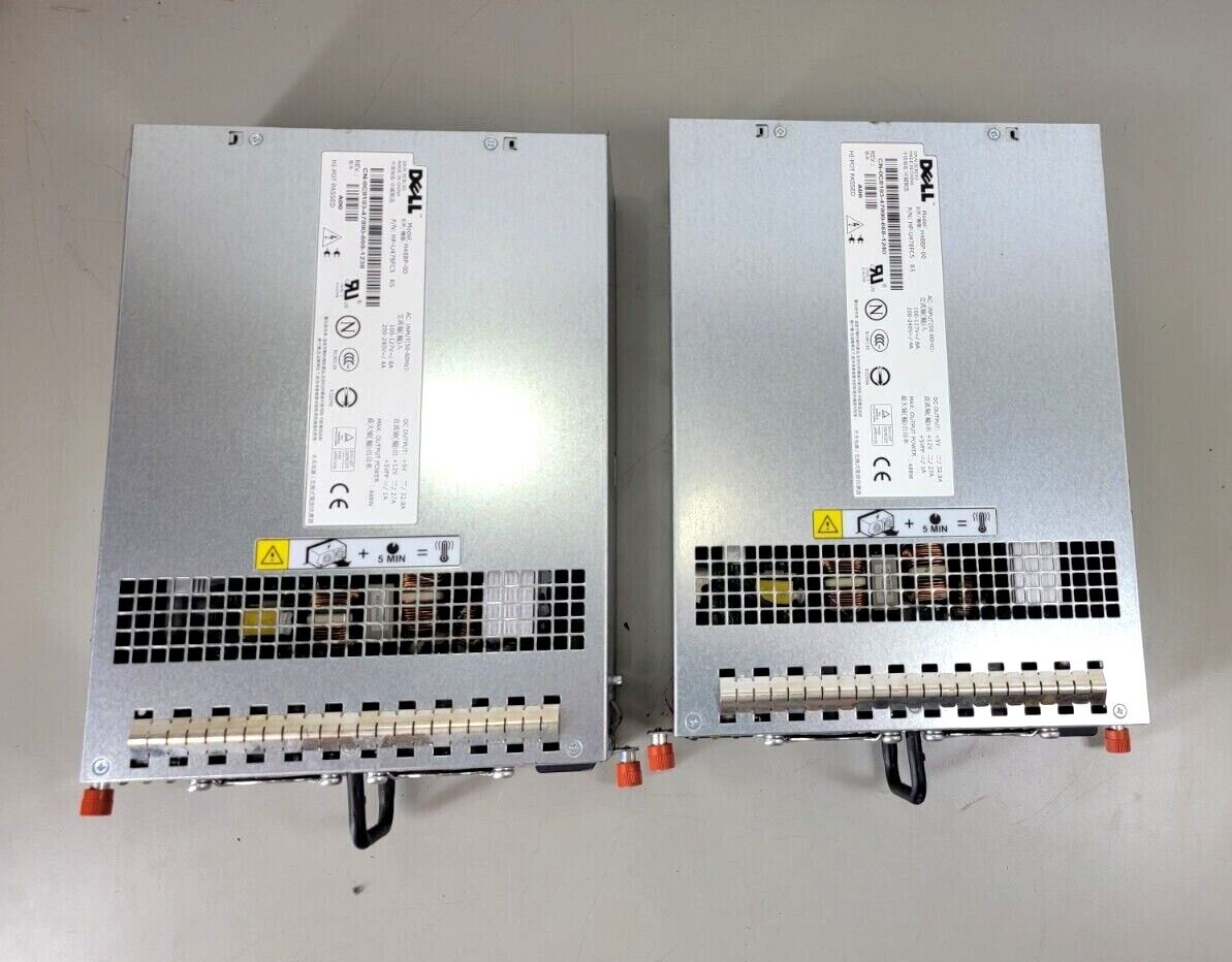 Lot 2 Dell PowerVault MD1000 MD3000 Power Supply D488P-S0 MX838 DPS-488AB A