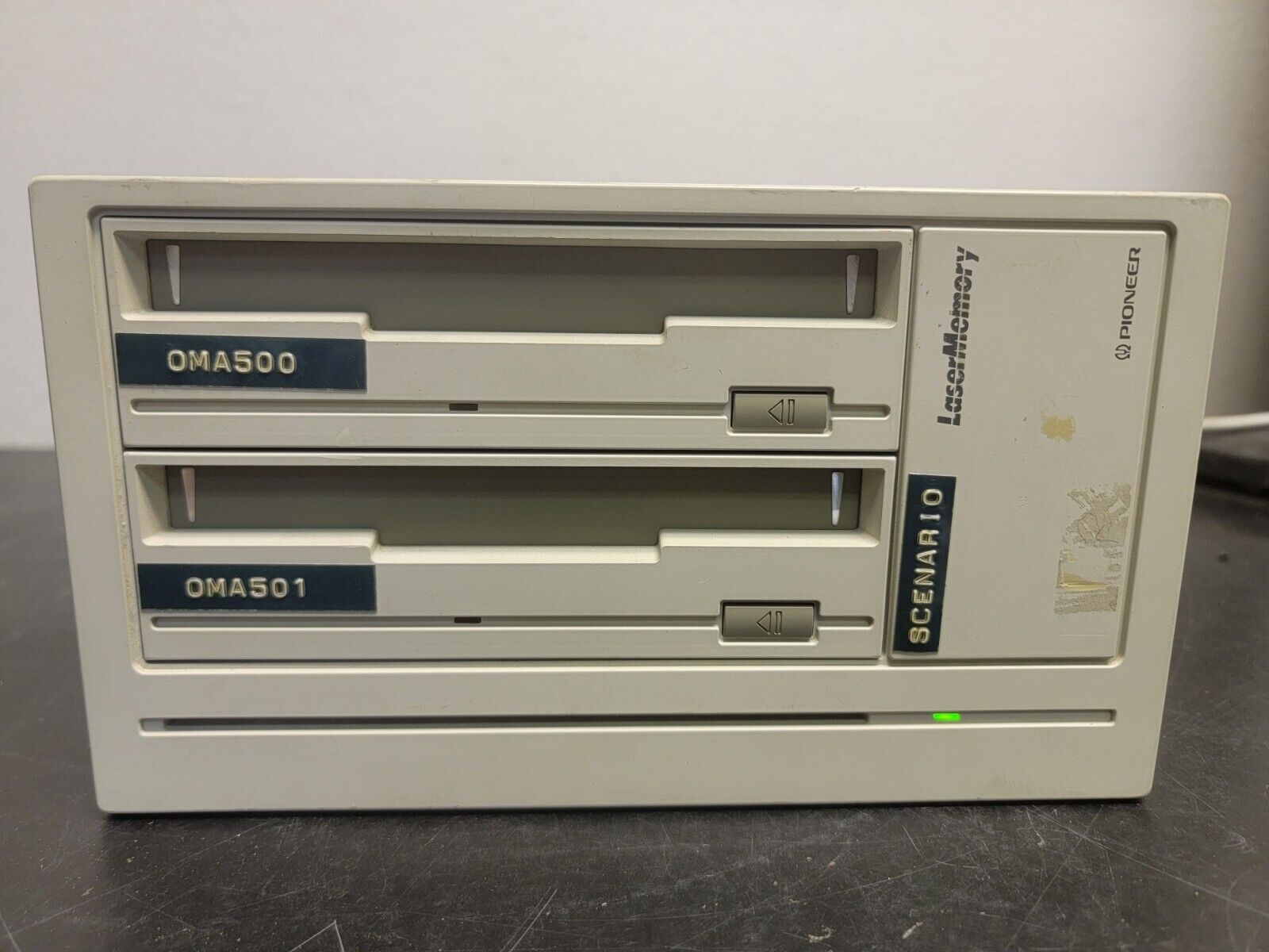 Rare Pioneer Dual 650MB Worm External SCSI Disk Drive Model DD-S5101