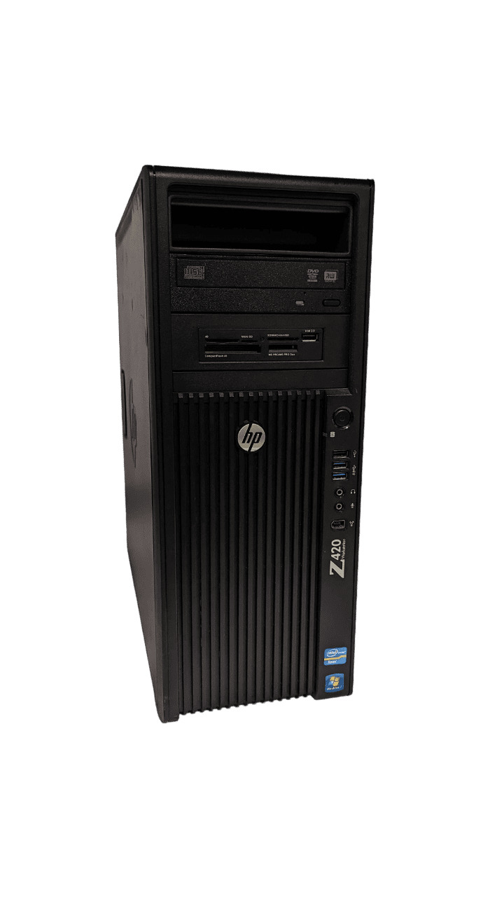 HP Z420 Workstation Xeon E5-2690 v2 3ghz 10-Cores 128gb  2TB SSD  6TB SATA