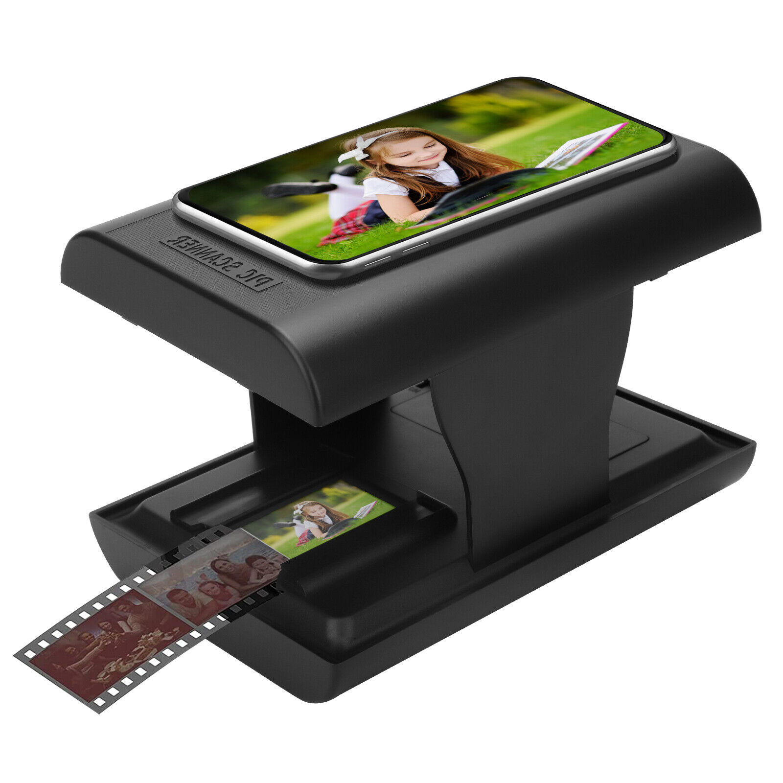Foldable Mobile Film Slide Scanner Convert 35mm Slide Negative to Digital Photo