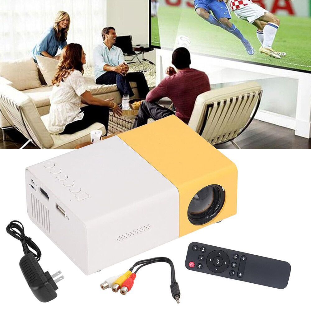 Portable Mini Projector LED HD 1080P WIFI Home Cinema Theater LCD Projector US
