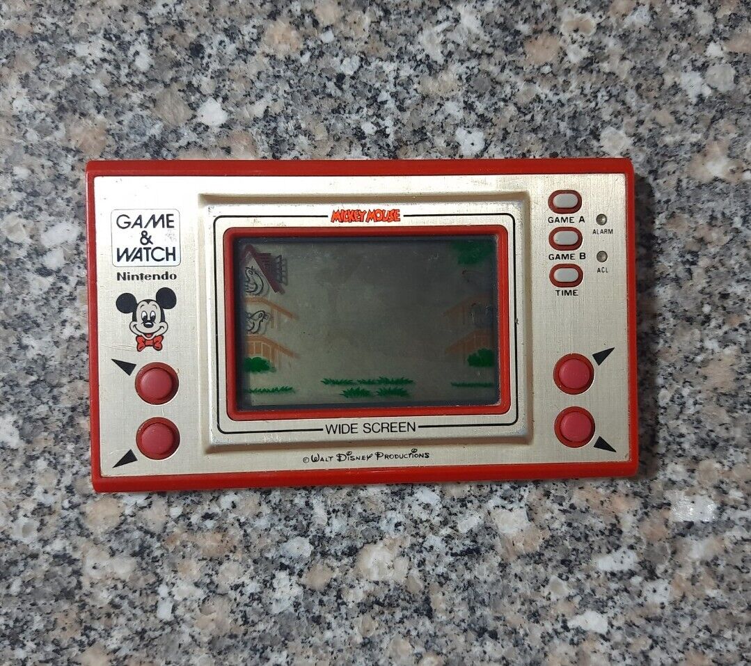 GAME And WATCH Mickey Mouse NINTENDO  MC-25 1981 JAPAN #1 