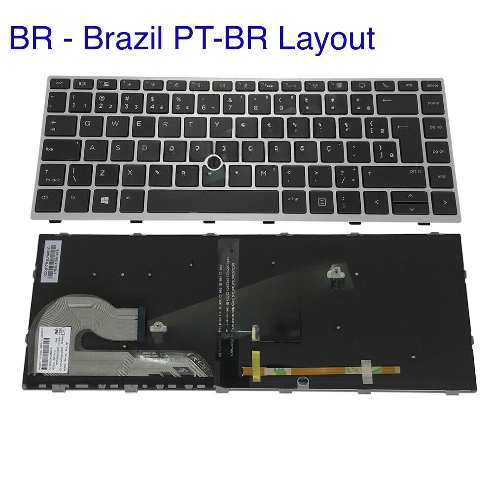 For HP EliteBook 840 846 G5 840 G6 745-G5-G6 Latin L14379-001 Backlit Keyboard 