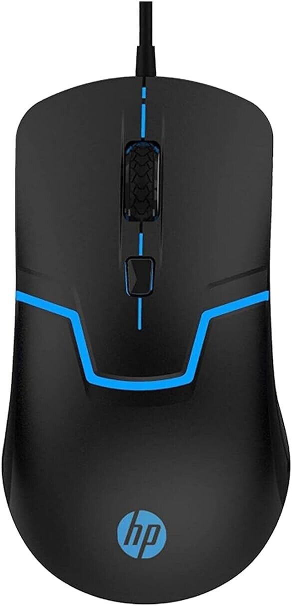 HP USB Wired Gaming Optical Mouse with LED Backlight
