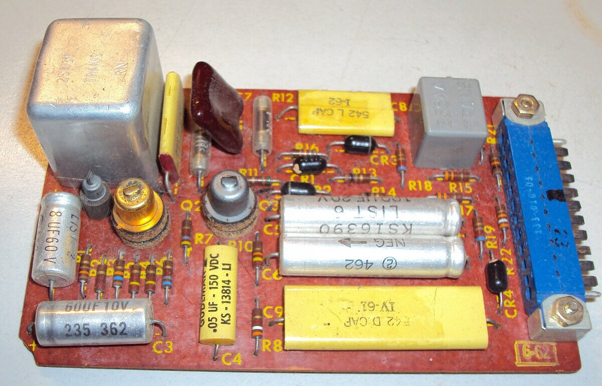 TOP HAT WE - Western Electric Germanium board from 1962, probably Phone stuff