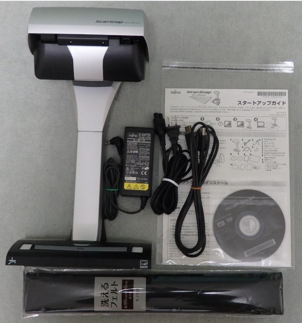 Fujitsu ScanSnap SV600 Overhead Book and Document Scanner used from japan
