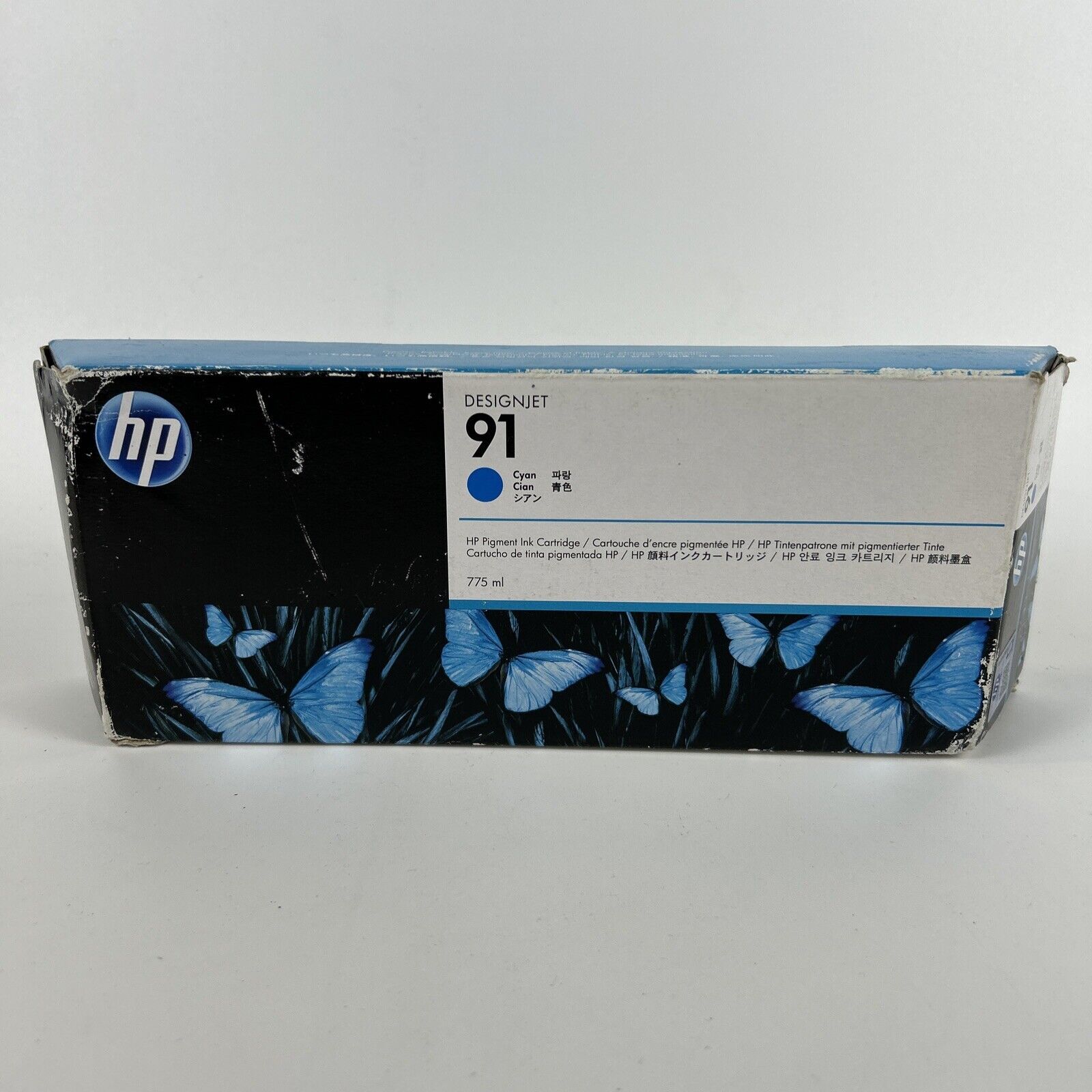 HP C9466A Light Gray Color Ink Cartridge Genuine OEM NEW # 91 DesignJet