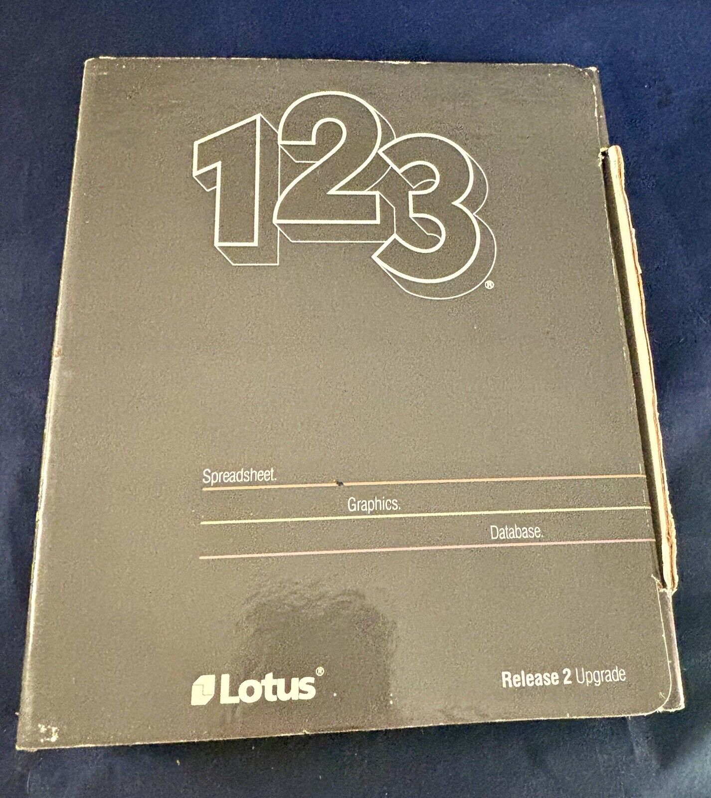 LOTUS 123 1-2-3 Release 2 Spreadsheet Software Reference Manual Quick Guides 80s