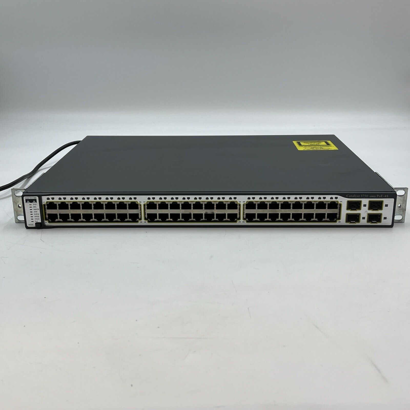 Cisco Catalyst 3750 WS-C3750-48PS-S 48-Port Fast PoE Ethernet Switch