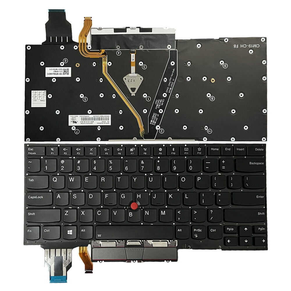Backlit keyboard US black touchpad for Lenovo ThinkPad X1 Yoga 4th Gen 20QF 20QG