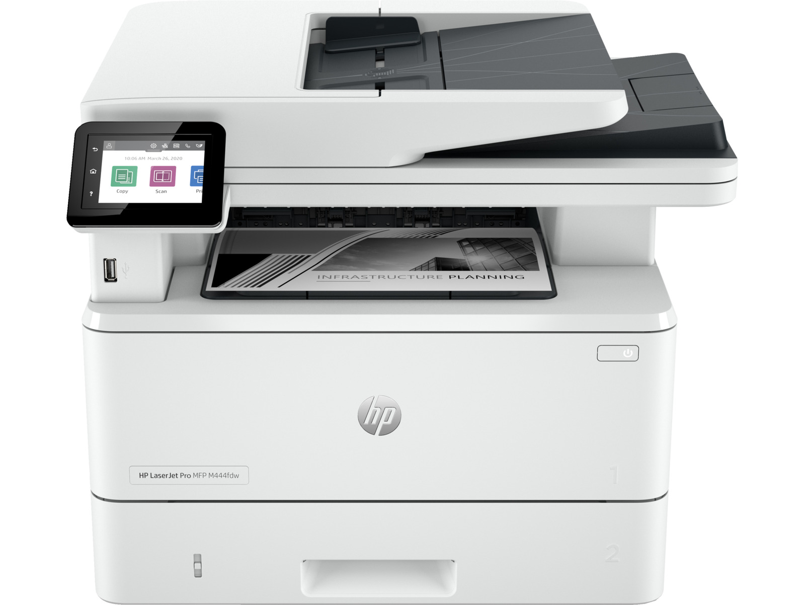 HP LaserJet Pro MFP 4101fdw Laser Printer, Black And White Mobile Print, Copy,