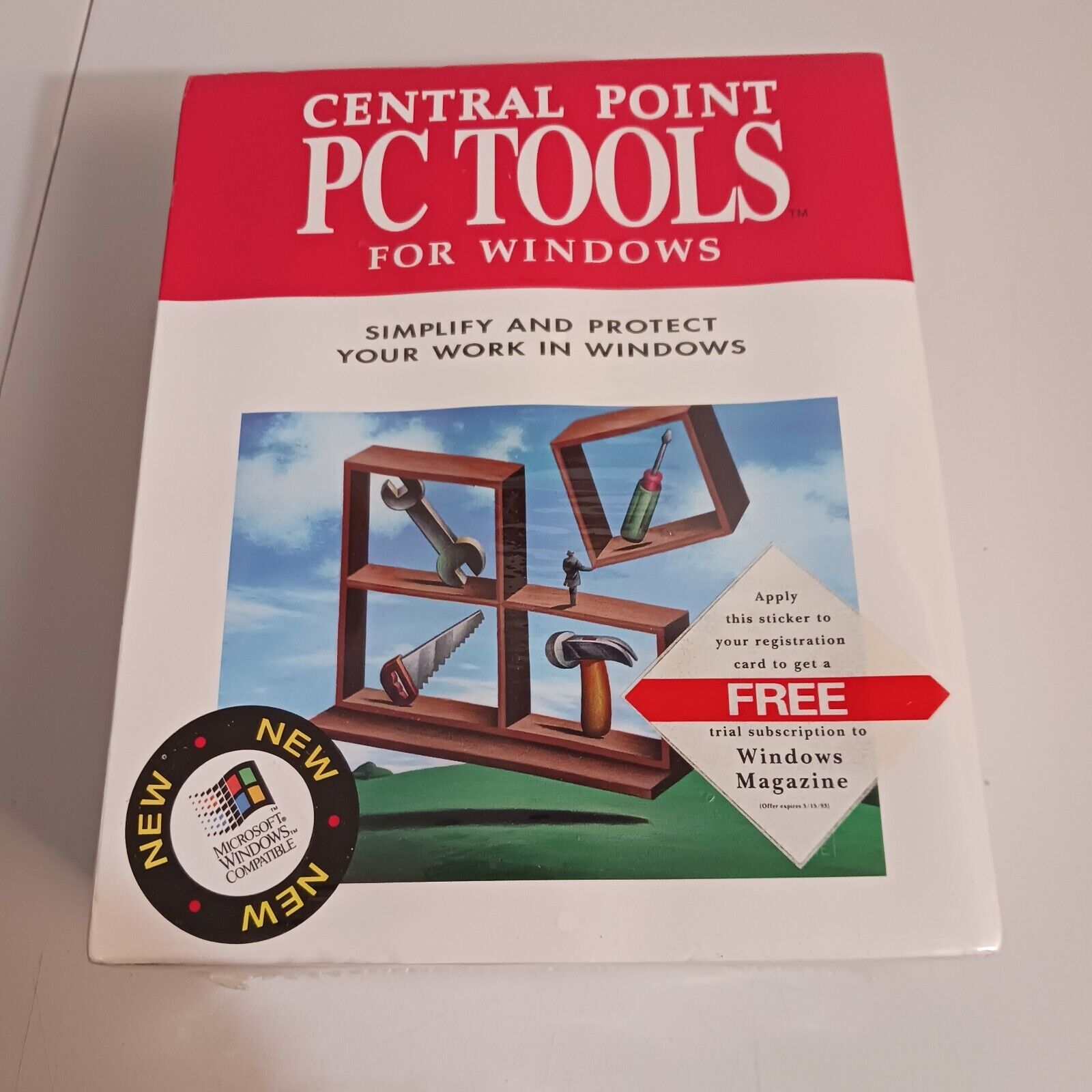 Vintage Central Point Software PC Tools for Windows V1.0 New Sealed 