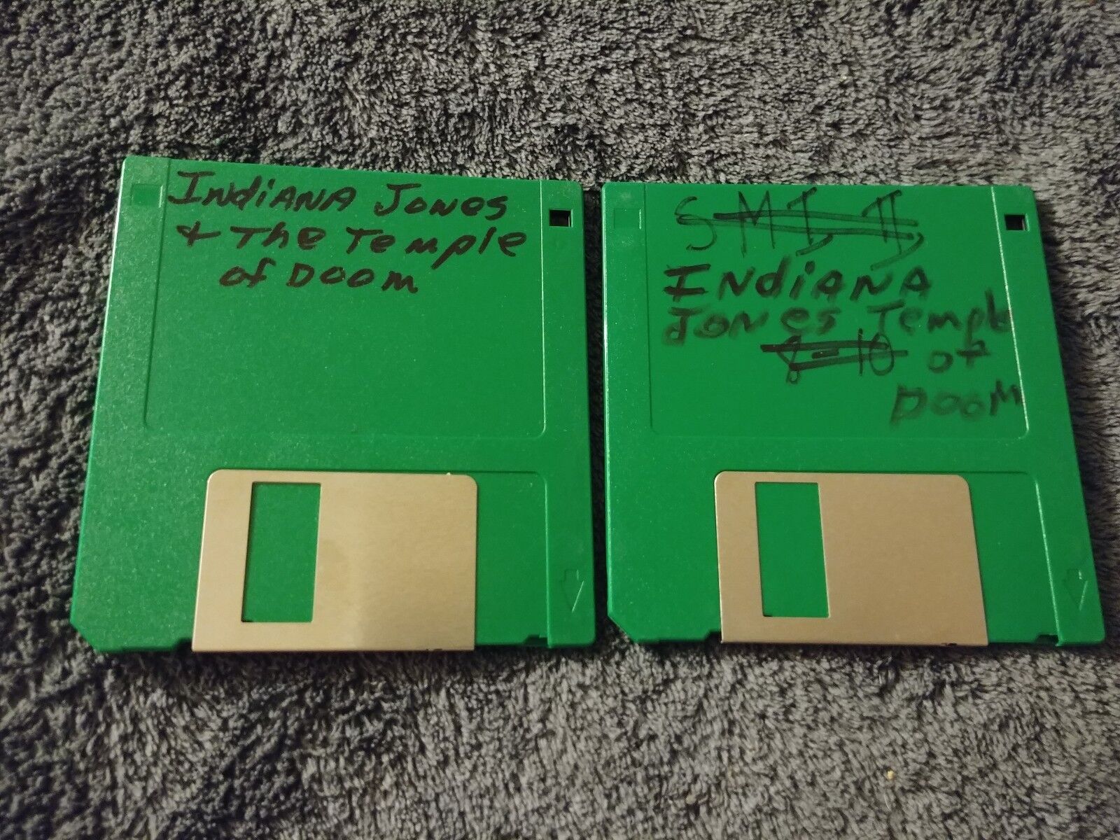Indiana Jones Temple of Doom Floppy Game Kit For The Amiga 