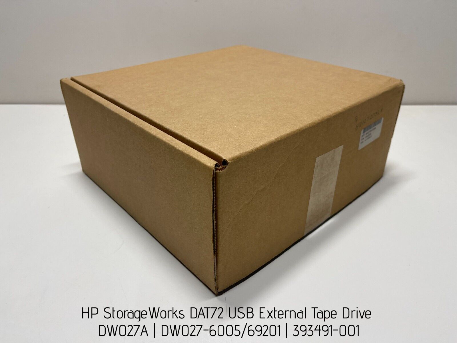 HP StorageWorks DAT72 USB External Tape Drive DW027A DW027-6005/69201 393491-001