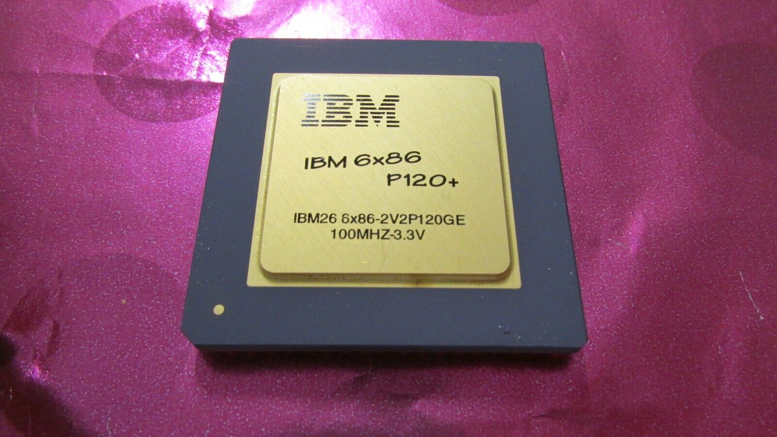 Lot 1 New IBM 6X86 P120+ Vintage IBM26 6x86-2V2P120GE IC/CPU/Processor Gold Top