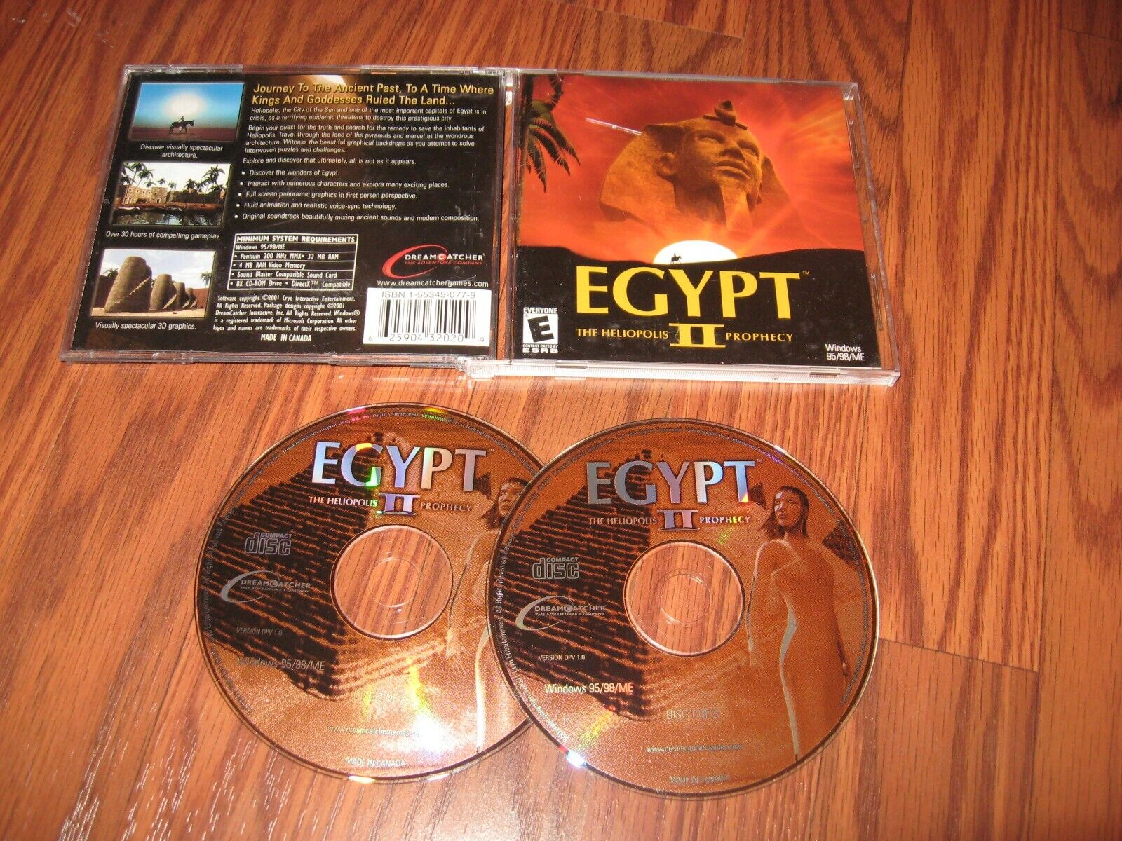 Egypt II the Heliopolis Prophecy (PC, 2001) Near Mint CD-ROM Game