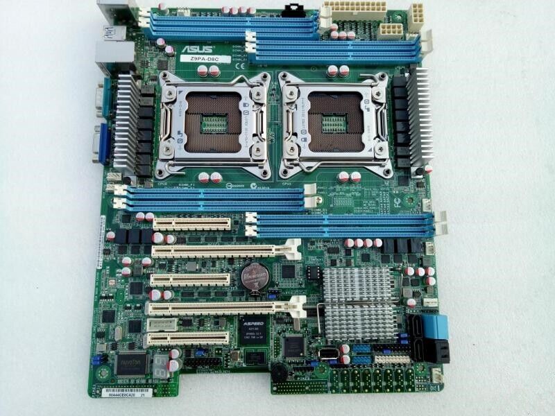 ASUS Z9PA-D8C Server Motherboard LGA2011 Chipset Intel C602 DDR3 With I/O baffle