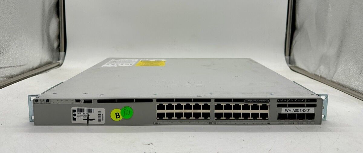 Cisco C9300L-24P-4G - 24 Ports Fully Managed Power over Ethernet Switch (Network