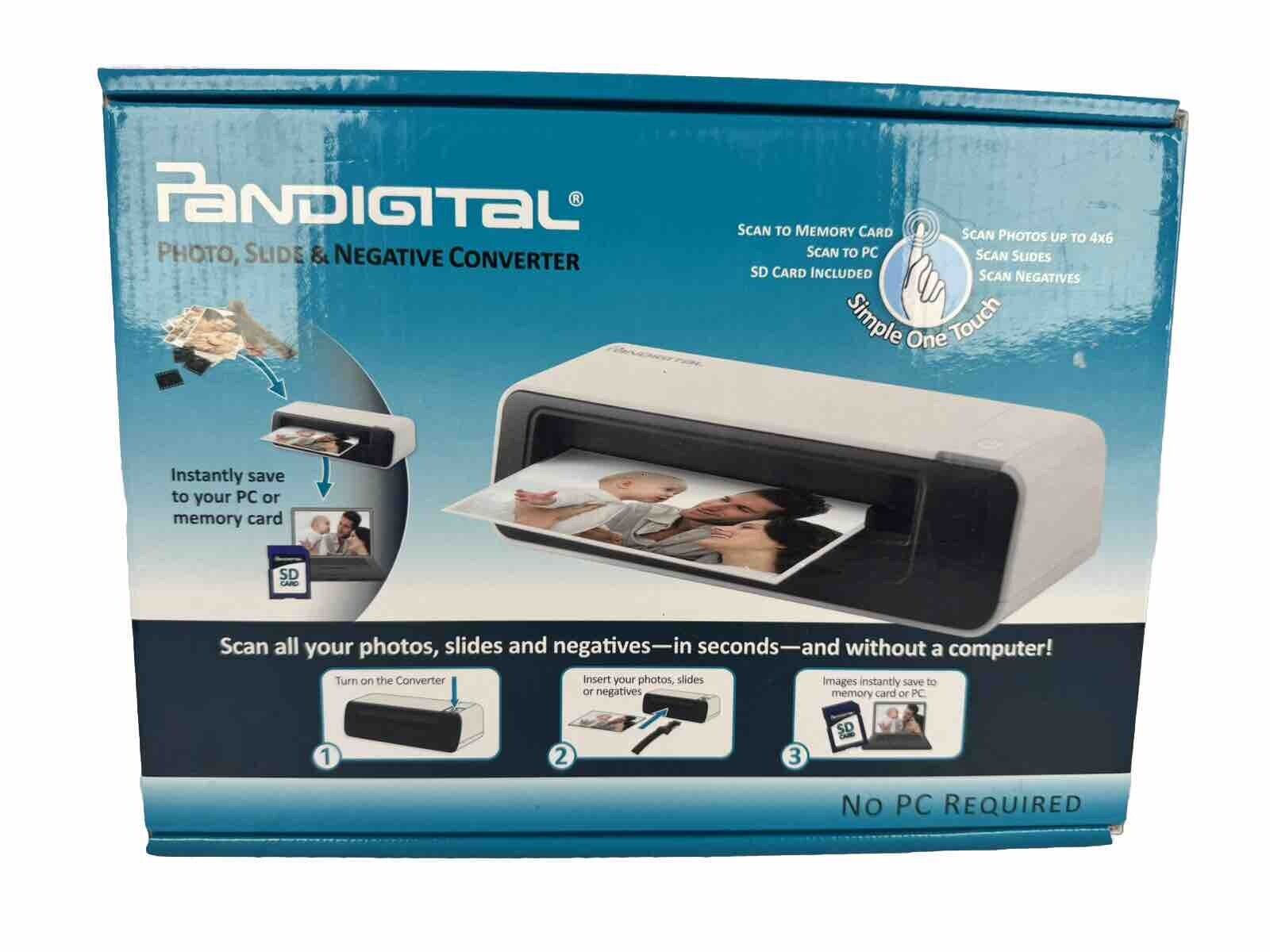 Pandigital Photo, Slide & Negative Converter One Touch Scan No PC Required