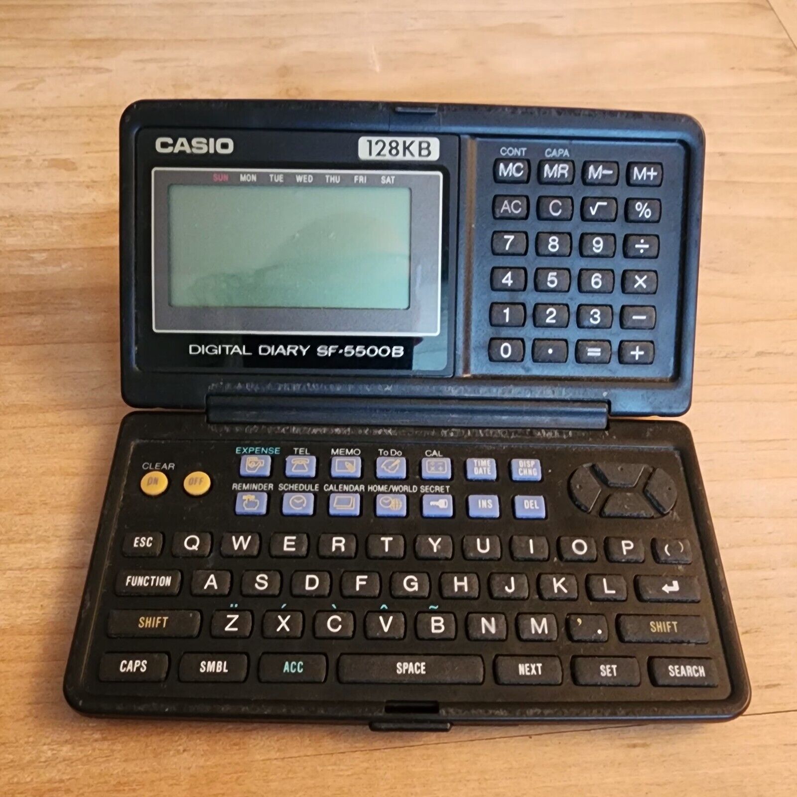 Vintage Casio SF-5500B Digital Diary Personal Assistant Calculator 