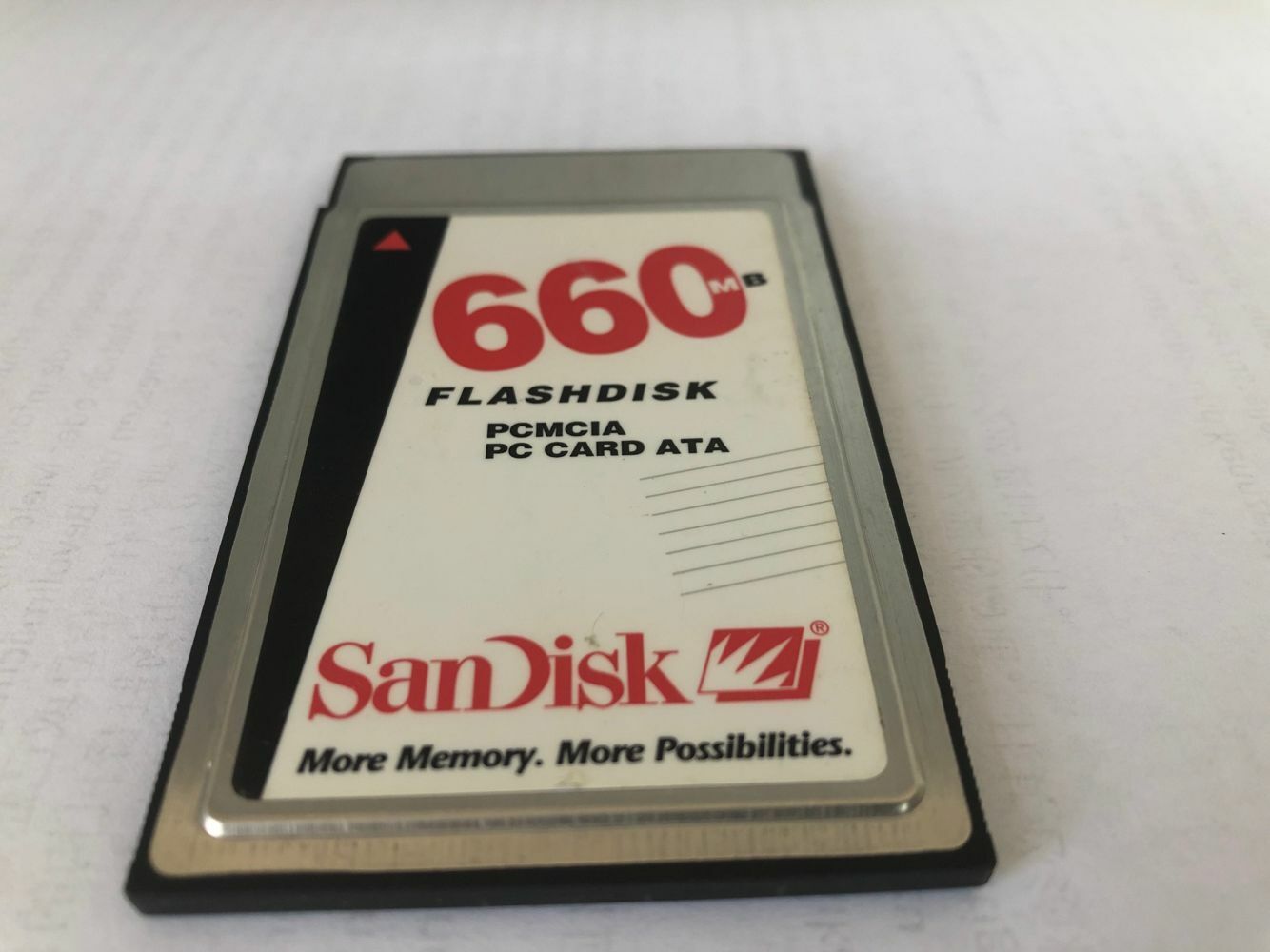 SANDISK 660MB FLASHDISK PC CARD ATA